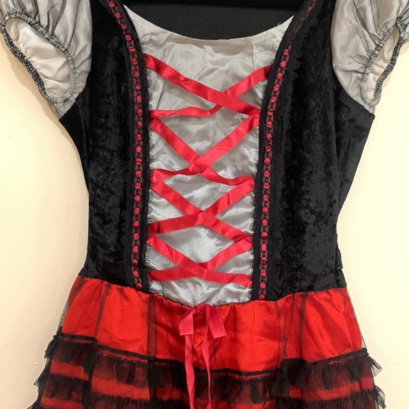 Spirit riding hood Halloween costume. Dark red. Adult costume small size 4-6 - Picture 8 of 10